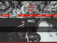 Tablet Screenshot of dreamachine-motorcycles.com